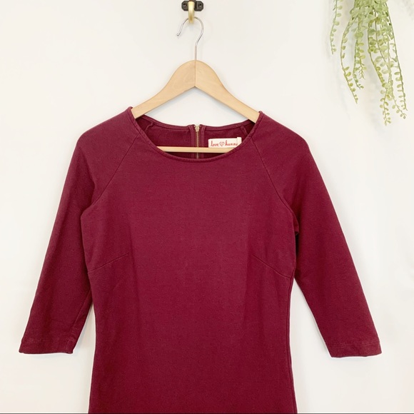 LOVE HANNA Women's Career Dress 3/4 Sleeve Size XS - Picture 3 of 8